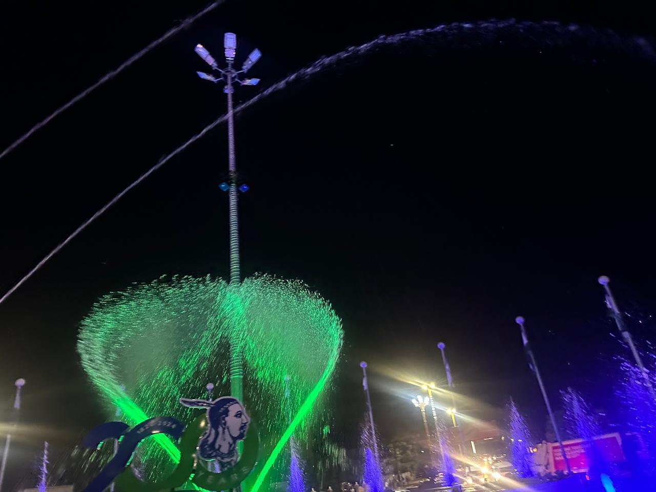 Dance music water fountain service